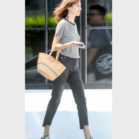 Frank & Eileen Perfect Theo Perfect Tee Striped Size: M Gray/White - Picture 3 of 14